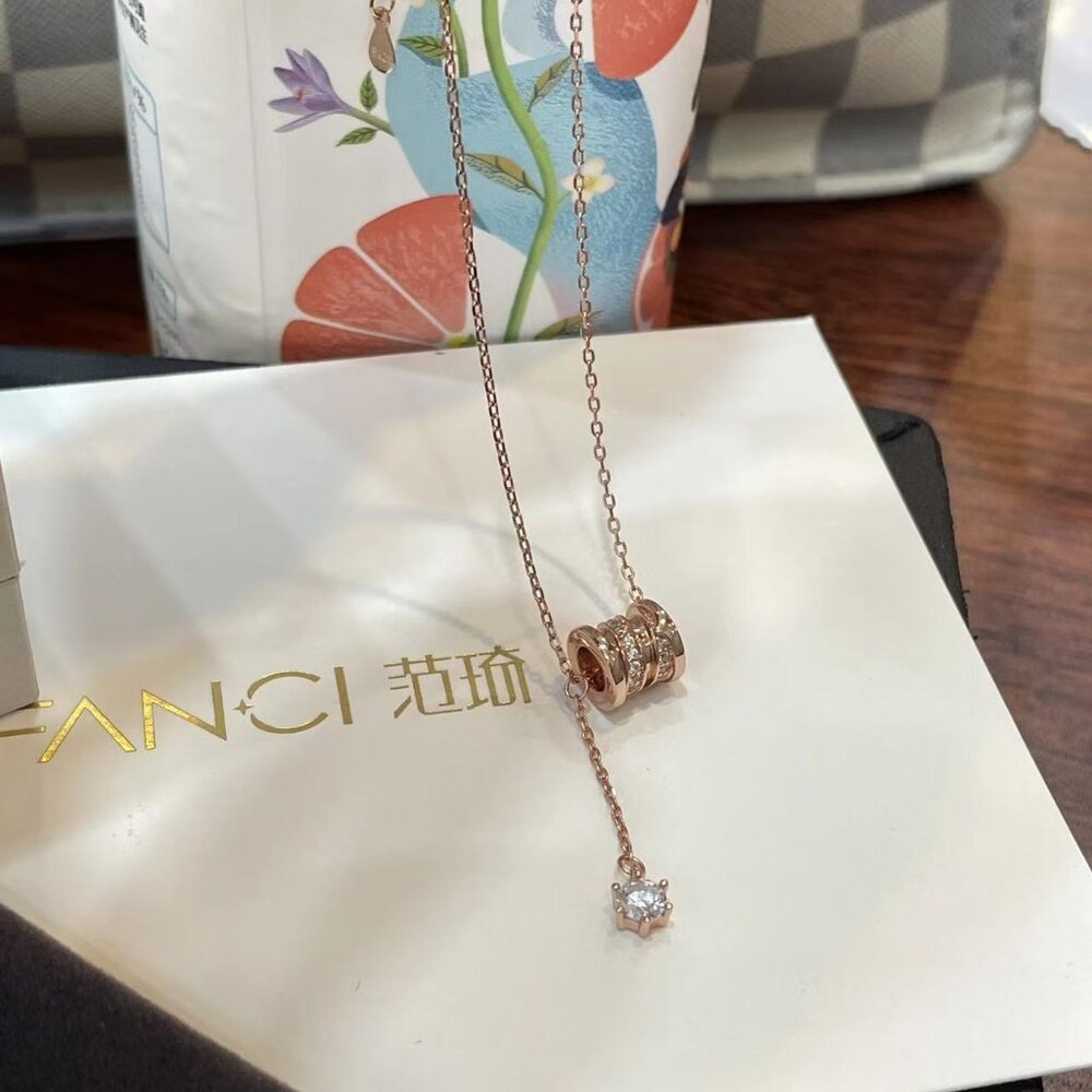 Genuine Diamond & Silver Necklace for a Modern Lux Look